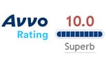 Rating 10.0 Superb, by Avvo Rating